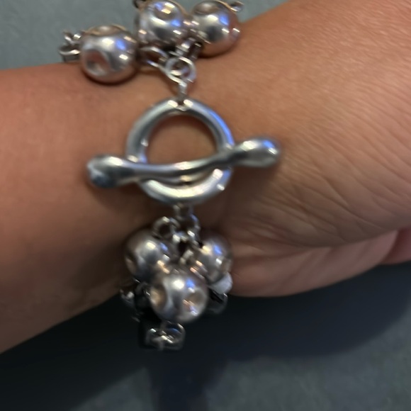 RLM Robert Lee Morris Sterling Silver & Hematite Bracelet - Picture 4 of 9